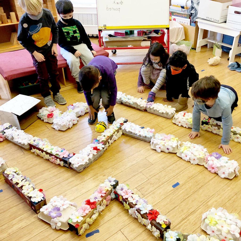 Lower School Kindergarten Sequential Thinking with Beebots