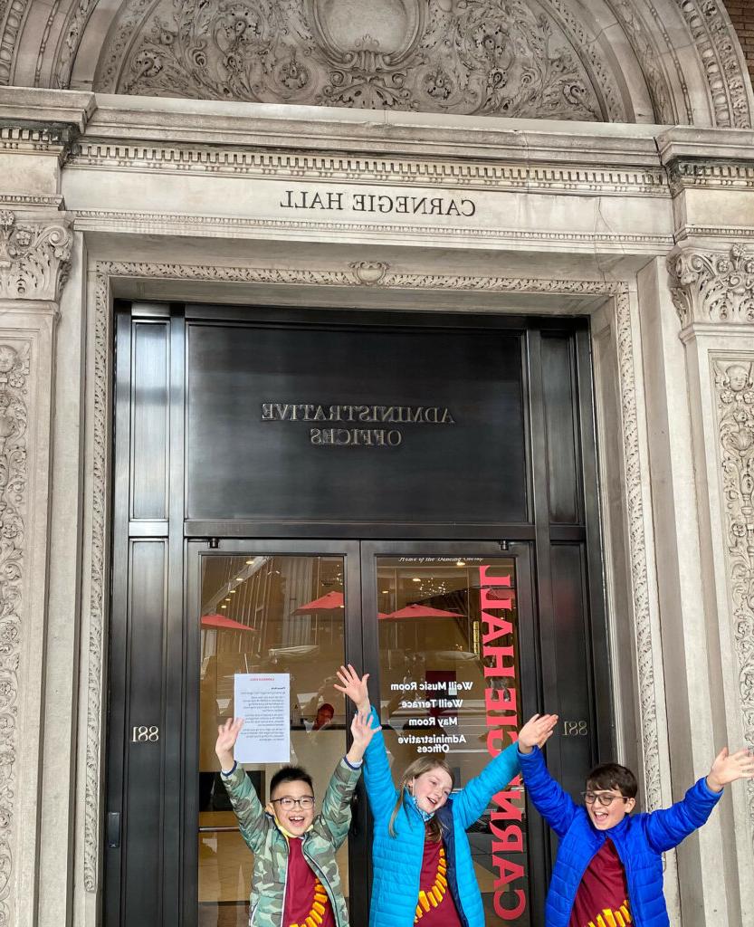 Lower School students participate in Carnegie Hall Link Up Concert