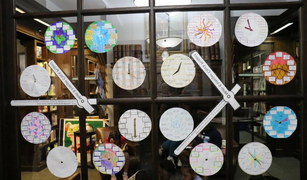 Much Ado About Math Clock Wall