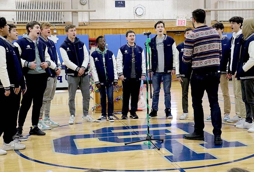 Blue Notes at Holiday Assembly