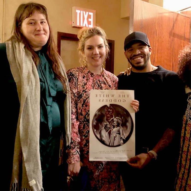 Eugena Gelbelman with cast of The White Goddess