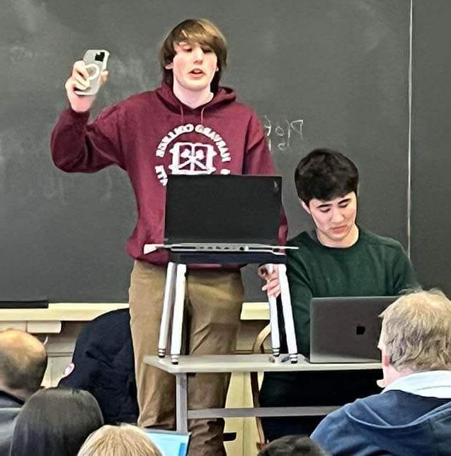 Jonah Sah and George Tiesi Debate Team